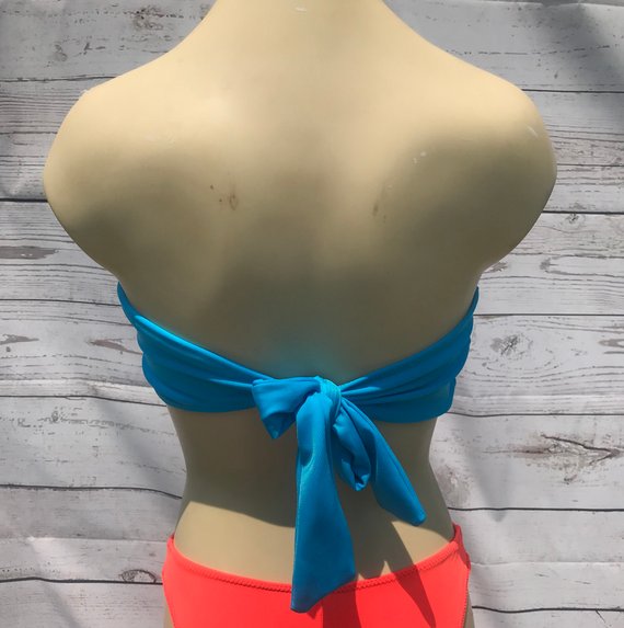 Back Tie Bandeau Bikini Top