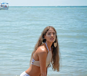 Mia Halter Strappy-Back Bikini Top