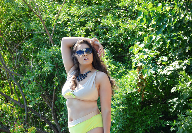 Olivia Tie Front Bikini Top