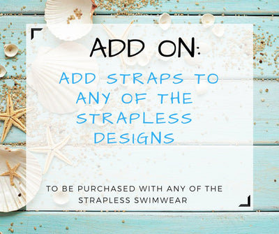 Add Straps to any Bikini Top for Extra Support, Add On Strap to Bikinis, Dress up your Swimwear, Make it Sexy with More Supports