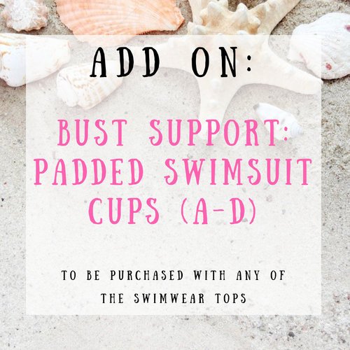 Add Padding to Your Bikini Top, Push Up Bra Add Ons With Extra Breast Supports, Make It Look Sexy, Dress Up Your Bathing Suit